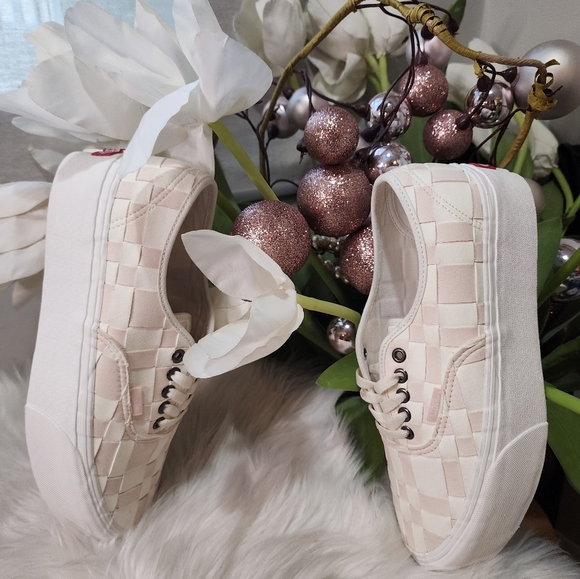 Vans Woven Check Authentic Stackform Skate Shoes  new - Picture 1 of 10